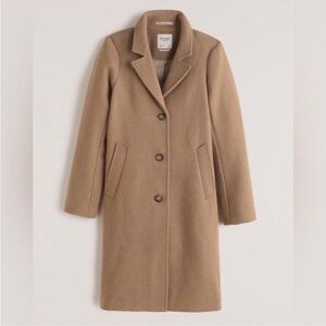 Abercrombie & Fitch Camel Trench Coat
